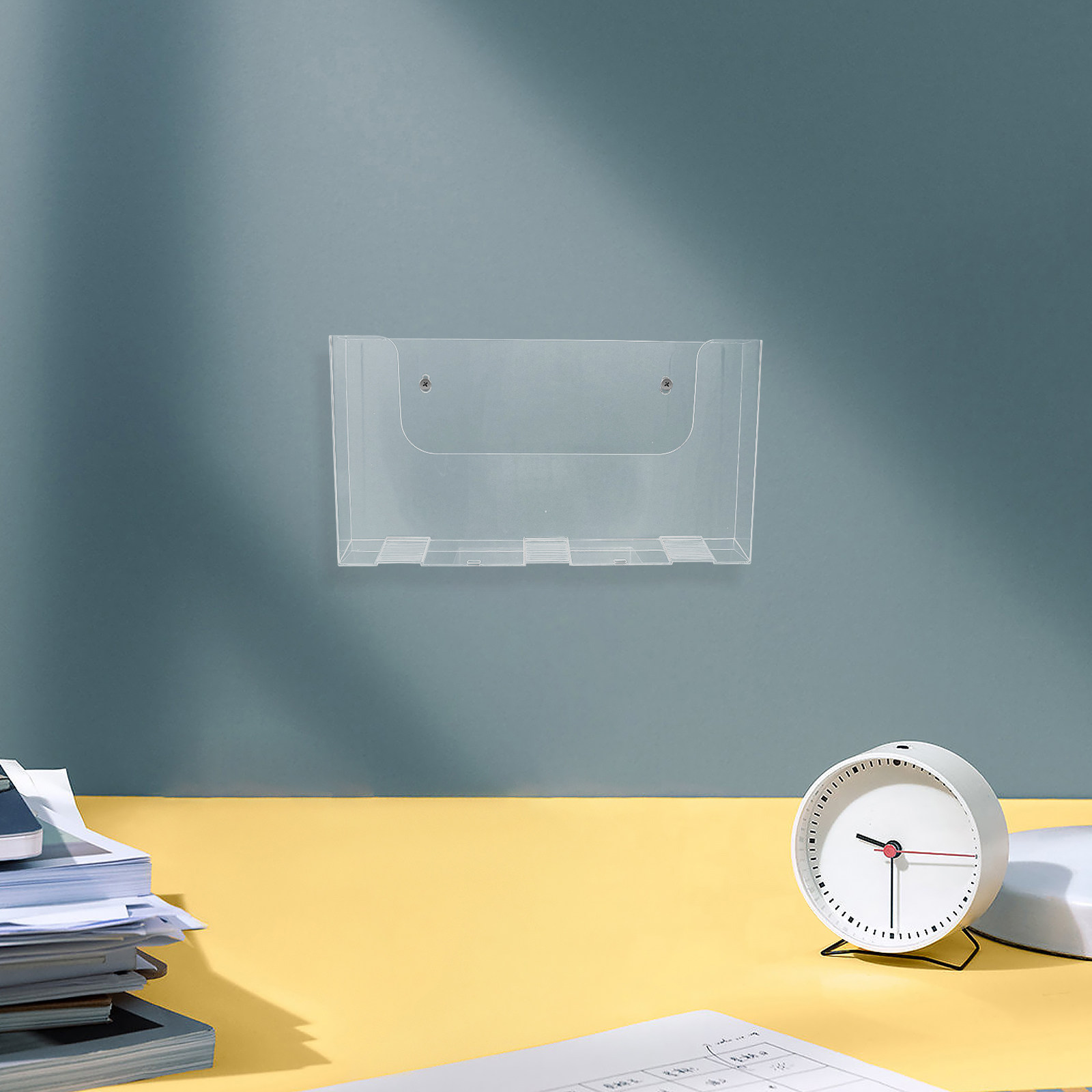 Magazine Holder Rack - Portadocumenti da parete in acrilico, confezione
