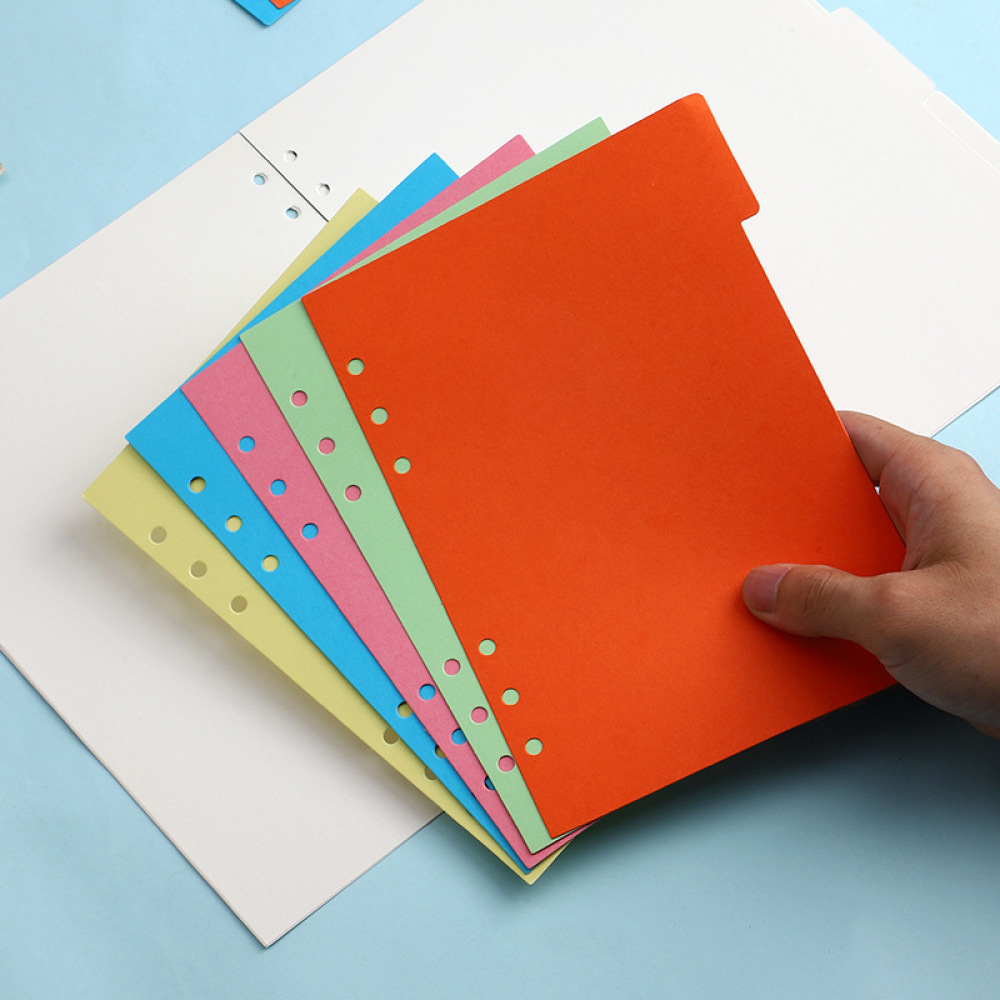 Tab Divider A4 - Divisori a linguetta per raccoglitori A4,