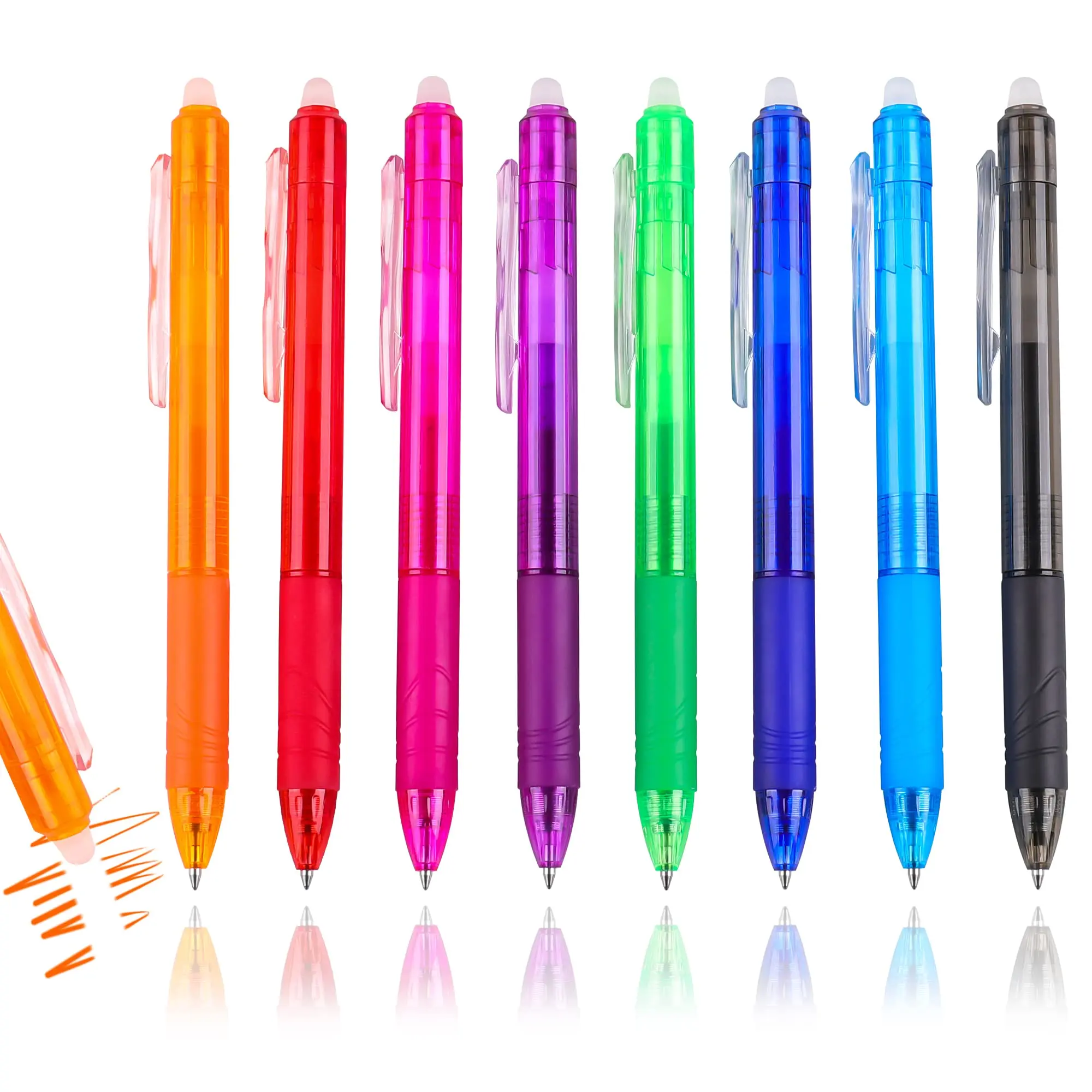 Pilot Pen Frixion - 8 colori 0.7mm Magic Retrattile Penna