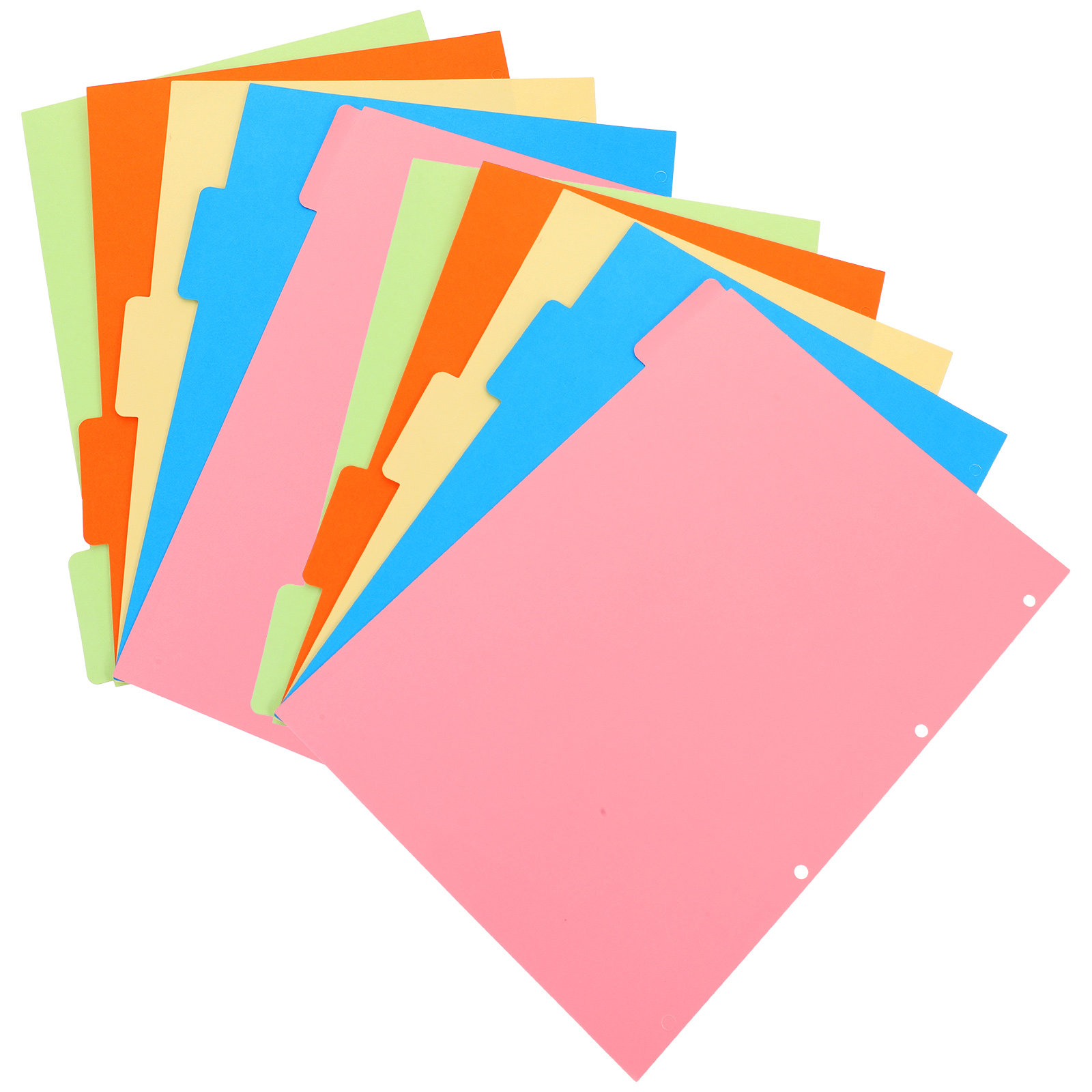 Tab Divider A4 - 2 set di divisori colorati per