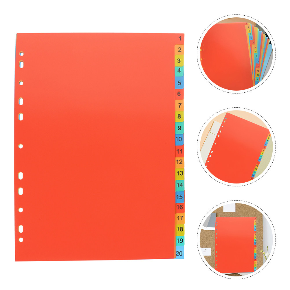 2 set di divisori in plastica  - Tab Divider A4 recensione e prezzo