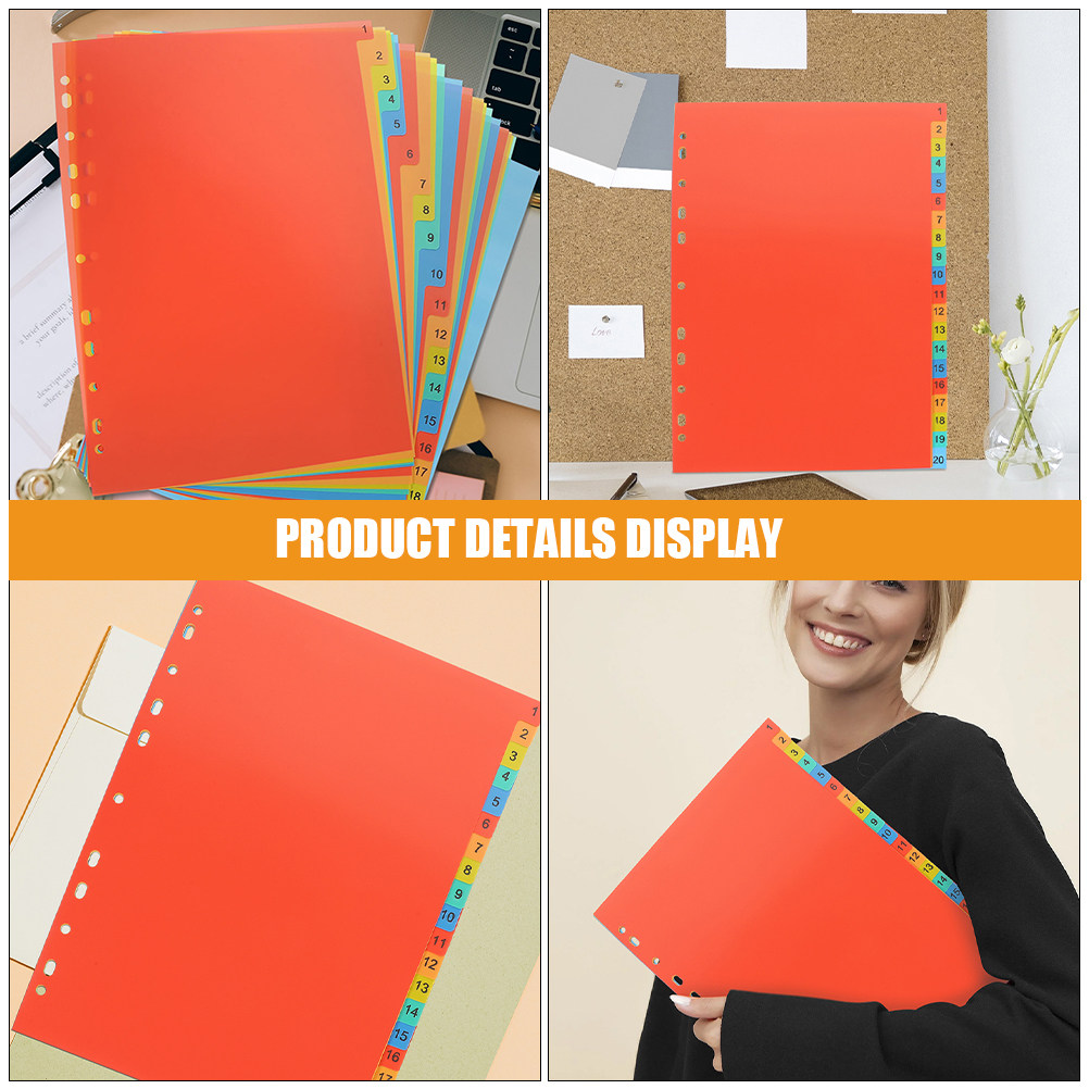 2 set di divisori in plastica  - Tab Divider A4 recensione e prezzo