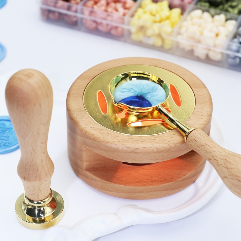 Kit per la Fusione della Cera, - Wax Seal Stamp Set recensione e prezzo