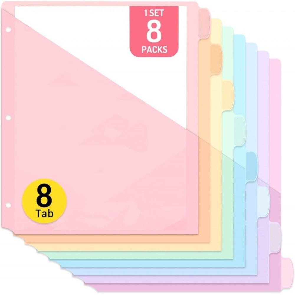 8 divisori per raccoglitori A4 - Tab Divider A4 recensione e prezzo